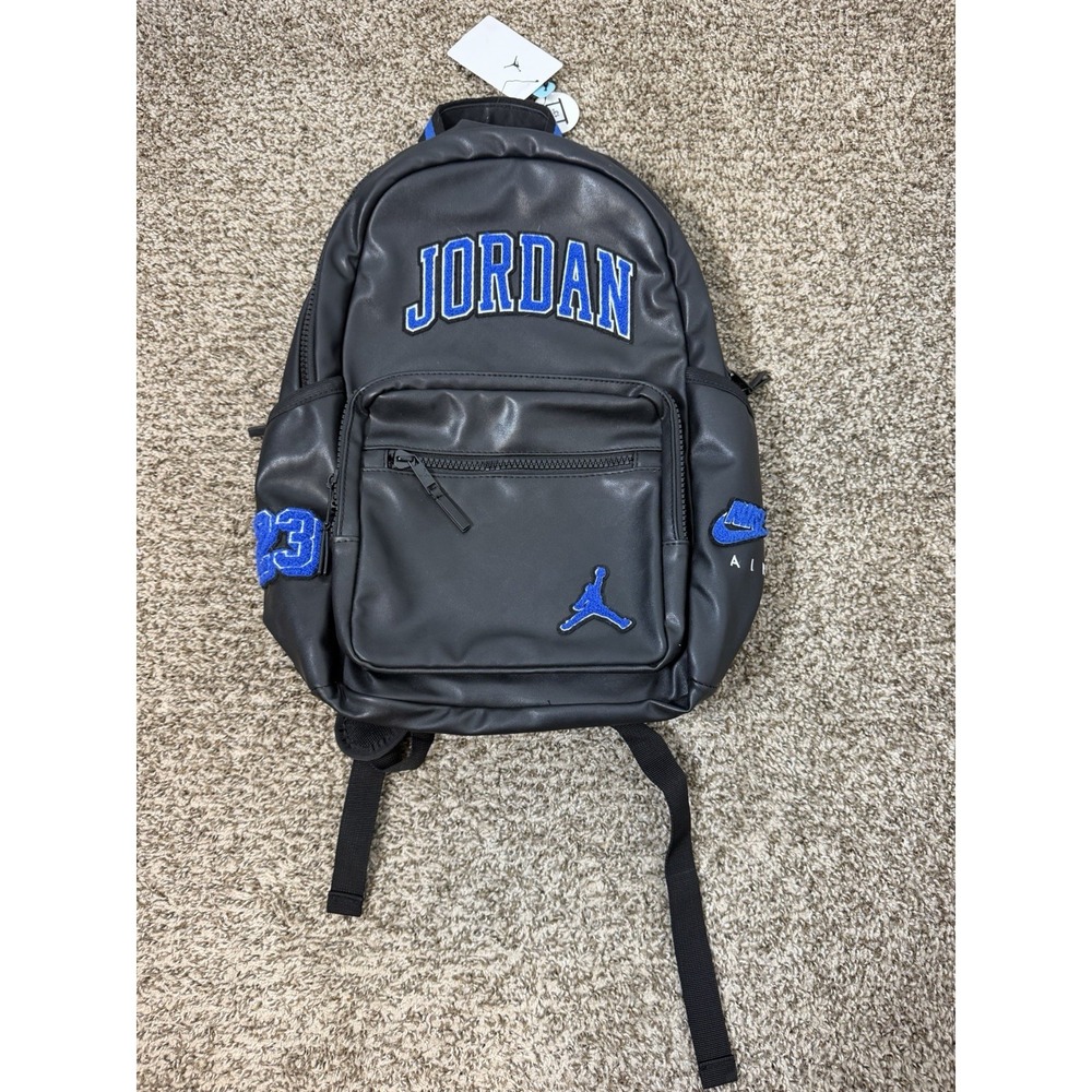 Air Jordan Boroughs Chenille Backpack New Black School Nike Bookbag MA9004-KB4